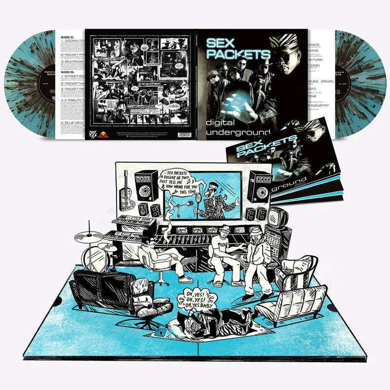 DIGITAL UNDERGROUND - Sex Packets (35th Anniversary) - Pop-Up Version - 2LP - Splatter Vinyl [MAR 27]