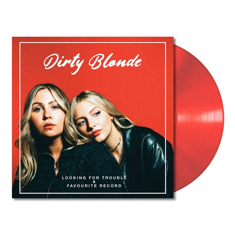 DIRTY BLONDE - Looking For Trouble & Favourite Record - LP - Red Vinyl