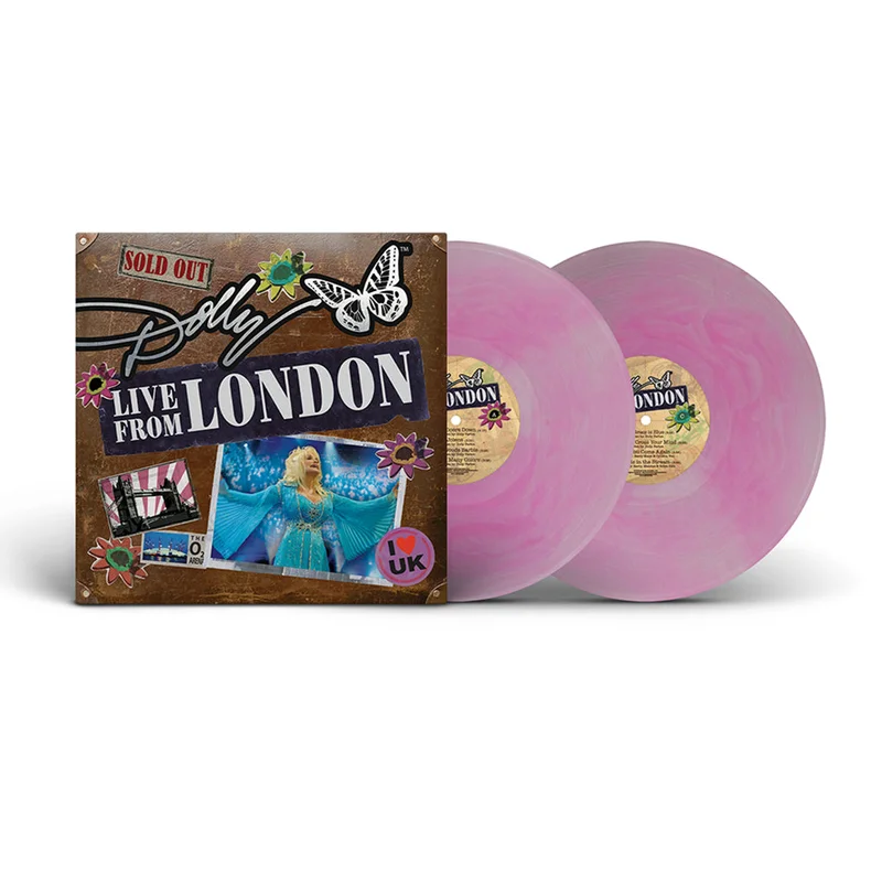DOLLY PARTON - Dolly: Live From London - 2LP - 'Cotton Candy' Colour Vinyl