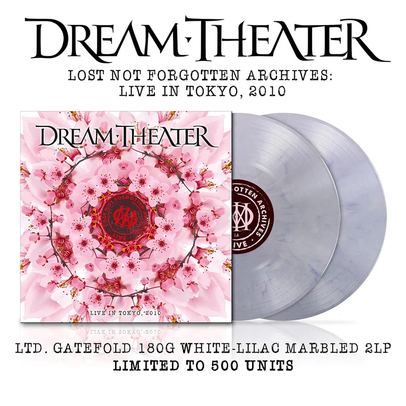 DREAM THEATER - Lost Not Forgotten Archives: Live In Tokyo, 2010 - 2LP - 180g White/Lilac Marbled Vinyl [MAR 20]