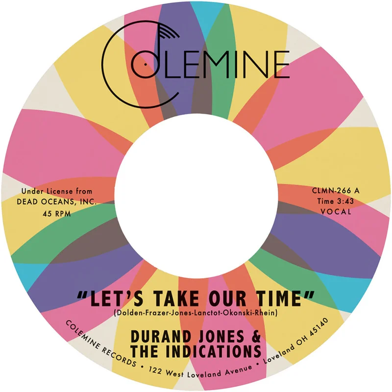 DURAND JONES & THE INDICATIONS - Lets Take Our Time / Flower Moon - 7'' - Black Vinyl [MAR 13]