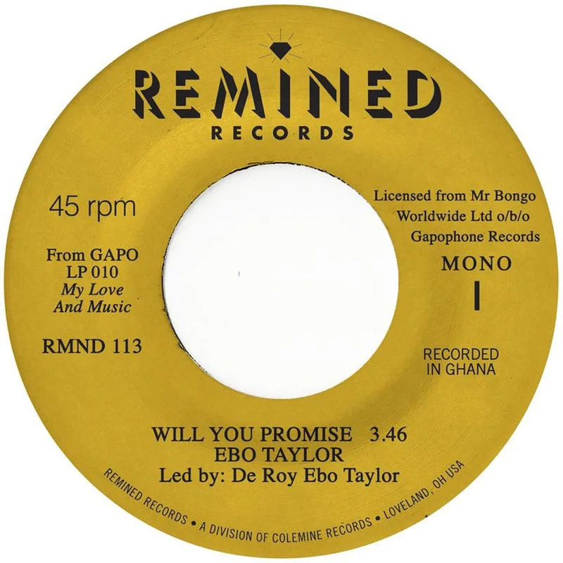EBO TAYLOR - Will You Promise / Maye Omama - 7'' - Black Vinyl [MAR 27]