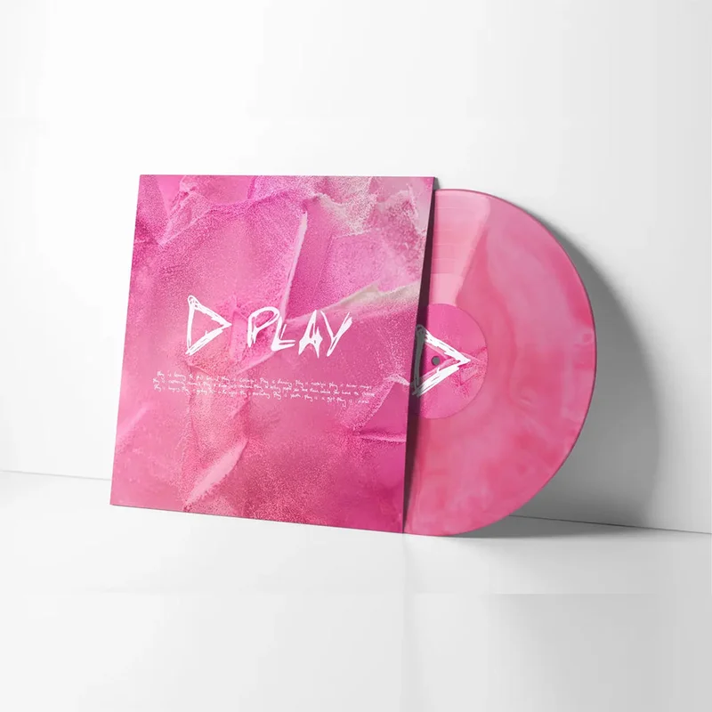 ED SHEERAN - Play - LP - White & Pink Marbled Vinyl