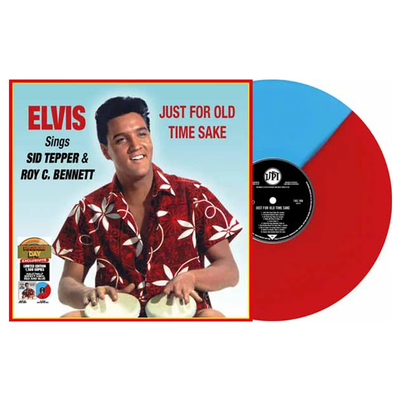 ELVIS PRESLEY - Sings Sid Tepper & Roy C. Bennett - Just For Old Time Sake - LP - Red & Blue Vinyl [Record Store Day 2025]