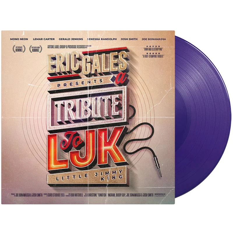 ERIC GALES - A Tribute To LJK (Little Jimmy King) - LP - Purple Vinyl