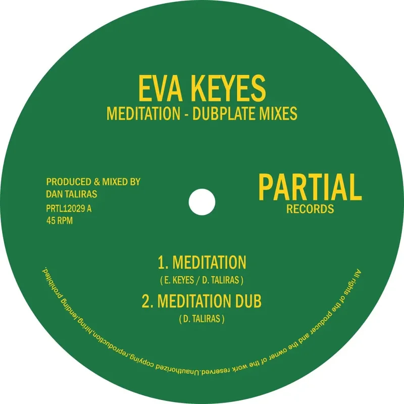 EVA KEYES - Meditation - Dubplate Mixes - 12'' - Vinyl