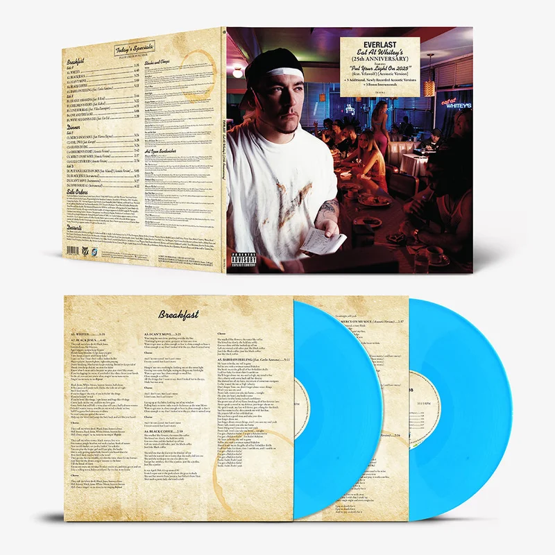 EVERLAST - Eat at Whitey's (25th Anniversary Deluxe Edition) - 2LP - Gatefold Blue Vinyl
