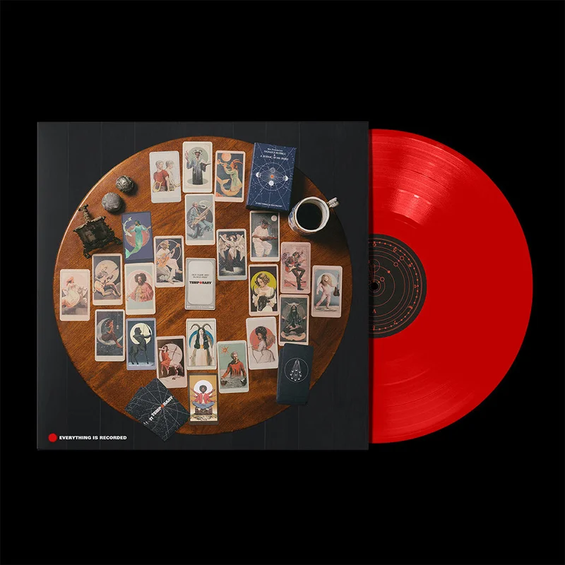 EVERYTHING IS RECORDED - Temporary - LP - Red Vinyl