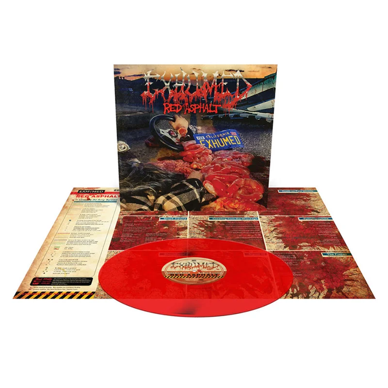 EXHUMED - Red Asphalt - LP - 'Blood Red' Coloured Vinyl [MAR 20]