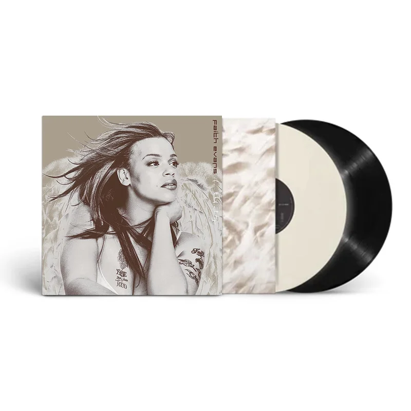 FAITH EVANS - Faithfully (Hip-Hop At 50 Reissue with Etching) - 2LP - Black & White Vinyl