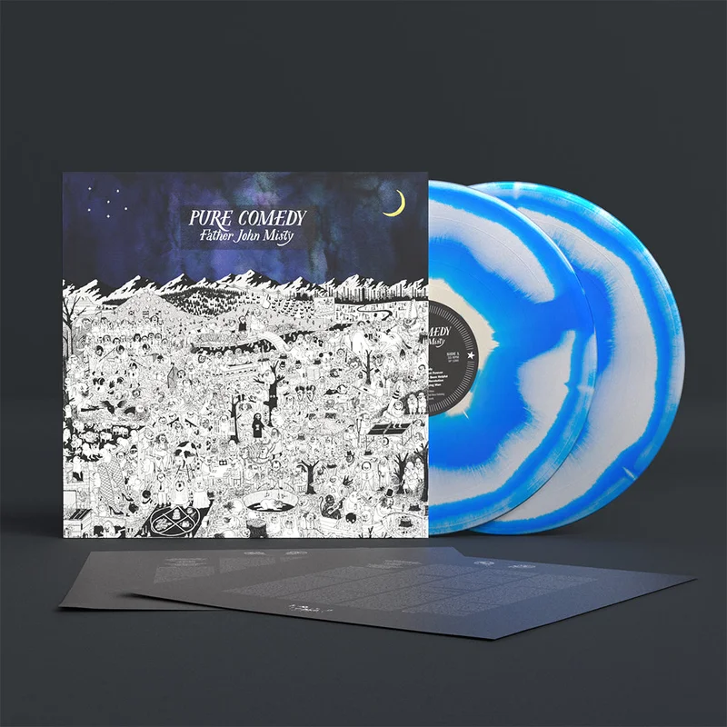 FATHER JOHN MISTY - Pure Comedy (10th Anniversary Sub Pop Reissue) - 2LP - Blue & White Corona Coloured Vinyl [MAR 27]