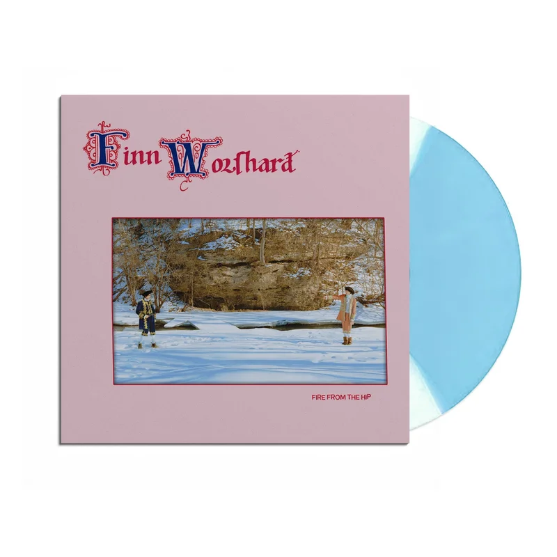 Finn Wolfhard - Fire From The Hip Half Moon Vinyl (Baby Blue + White) **PREORDER**
