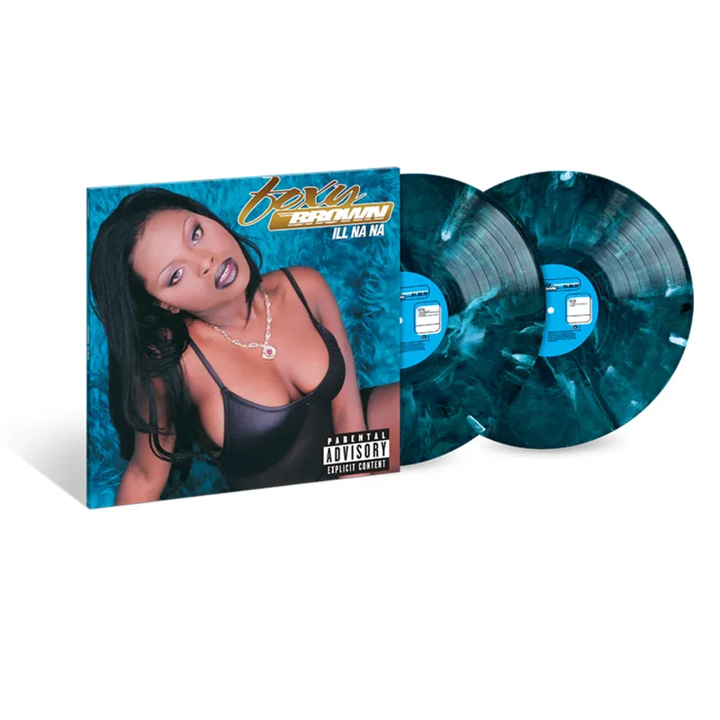 FOXY BROWN - Ill Na Na (Reissue) - 2LP - Sea Blue & White Marble Vinyl