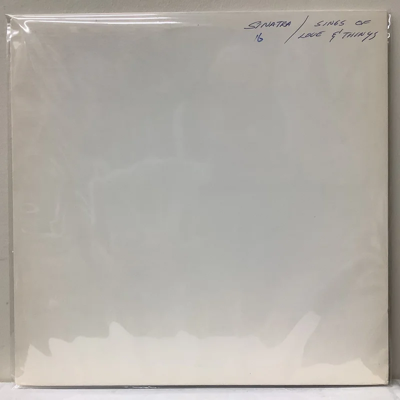 Frank Sinatra - Sings of Love and Things - MFSL Sample LP