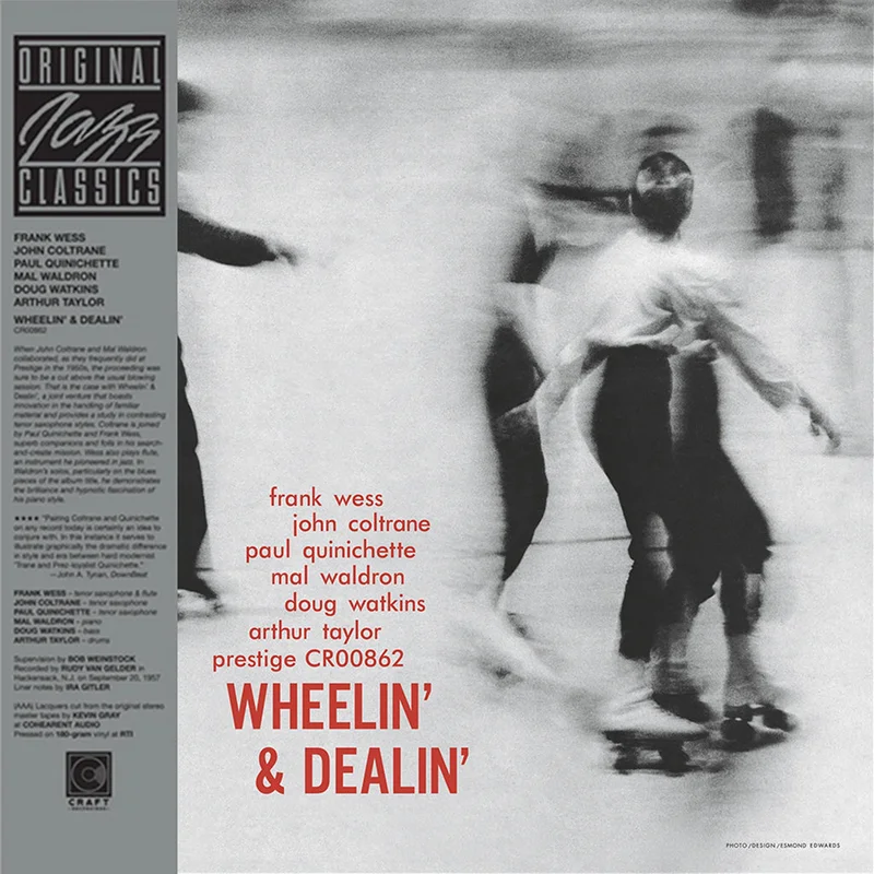 FRANK WESS, JOHN COLTRANE & PAUL QUINICHETTE - Wheelin' And Dealin' (Original Jazz Classics Series) - LP - Deluxe 180g Vinyl