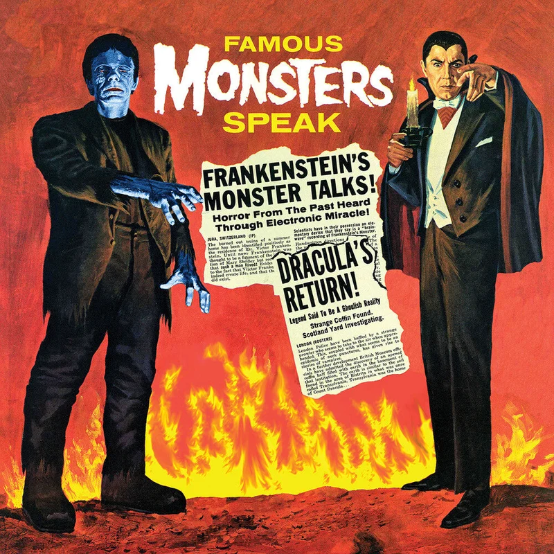 Gabriel Dell - Famous Monsters Speak (Blk) [Colored Vinyl] (Red)