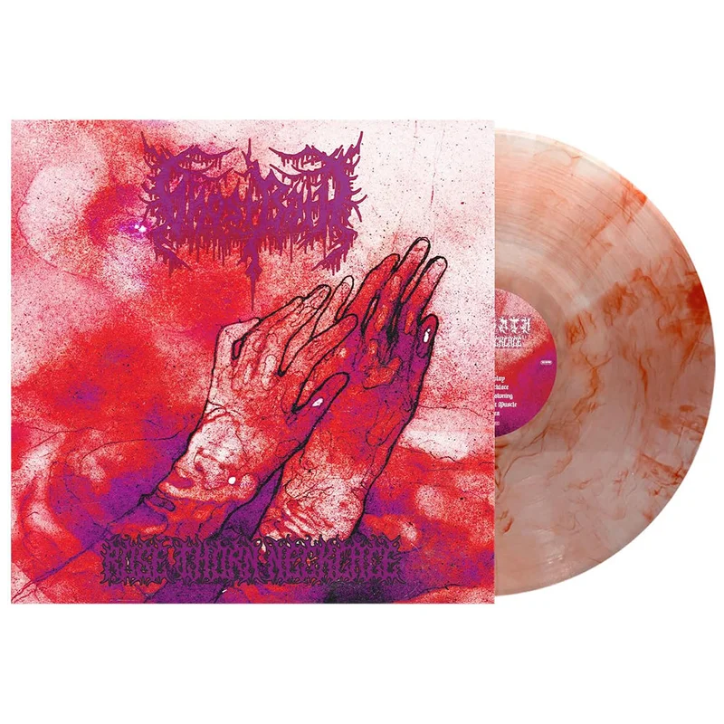 GHOST BATH - Rose Thorn Necklace - LP - Red Swirl Vinyl