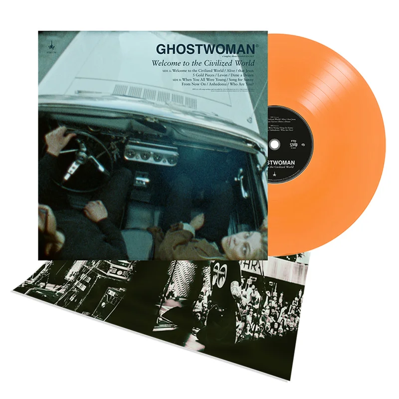 GHOSTWOMAN - Welcome To The Civilized World (w/ Poster) - LP - Transparent Orange Vinyl