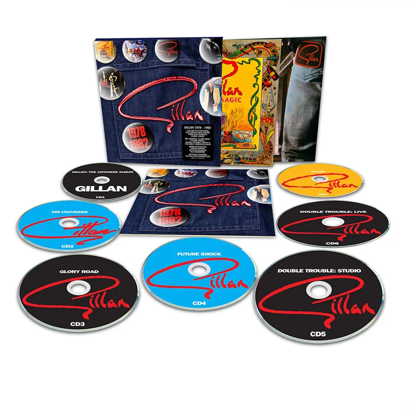 GILLAN - Gillan: 1978 - 1982 - 7CD - Deluxe Box Set