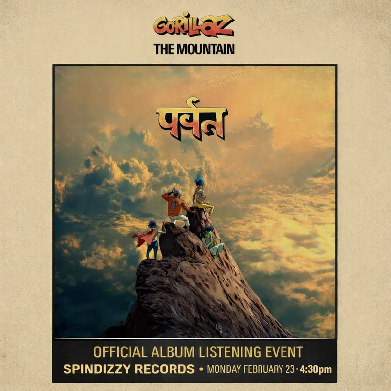 GORILLAZ - Listening Party - FEBRUARY 23rd