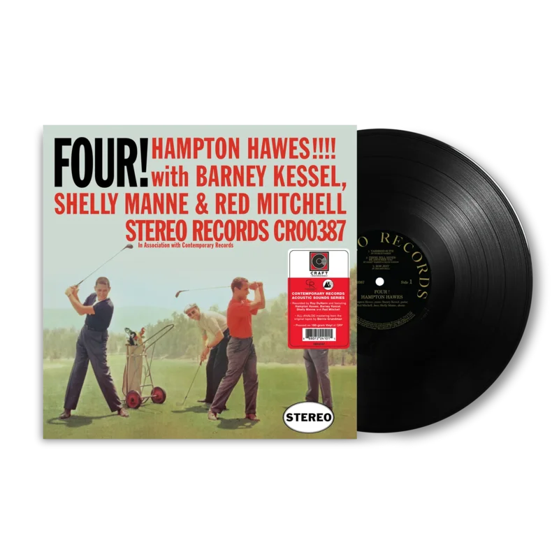 Hampton Hawes - Four! With Barney Kessel, Shelly Manne & Red Mitchell - Contemporary LP