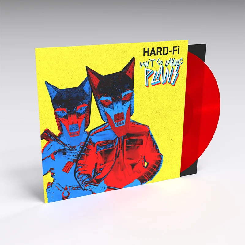 HARD-FI - Don't Go Making Plans (SIGNED & Numbered) - 12'' EP - Transparent Red Vinyl