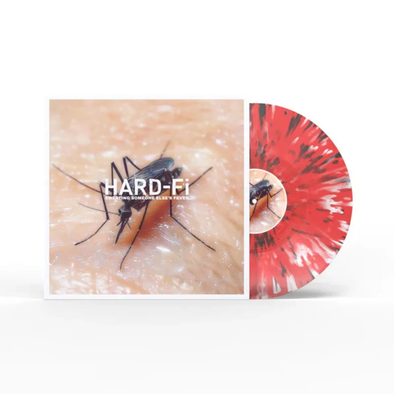 Hard-Fi  Sweating Someone Else's Fever Indie Exclusive Transparent Red with Splattered Black and Solid White Vinyl **PREORDER**