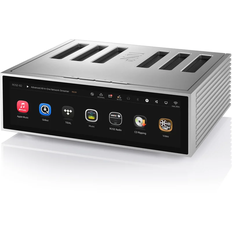 HiFi Rose - RS520 Network Streamer/Integrated Amplifier Silver