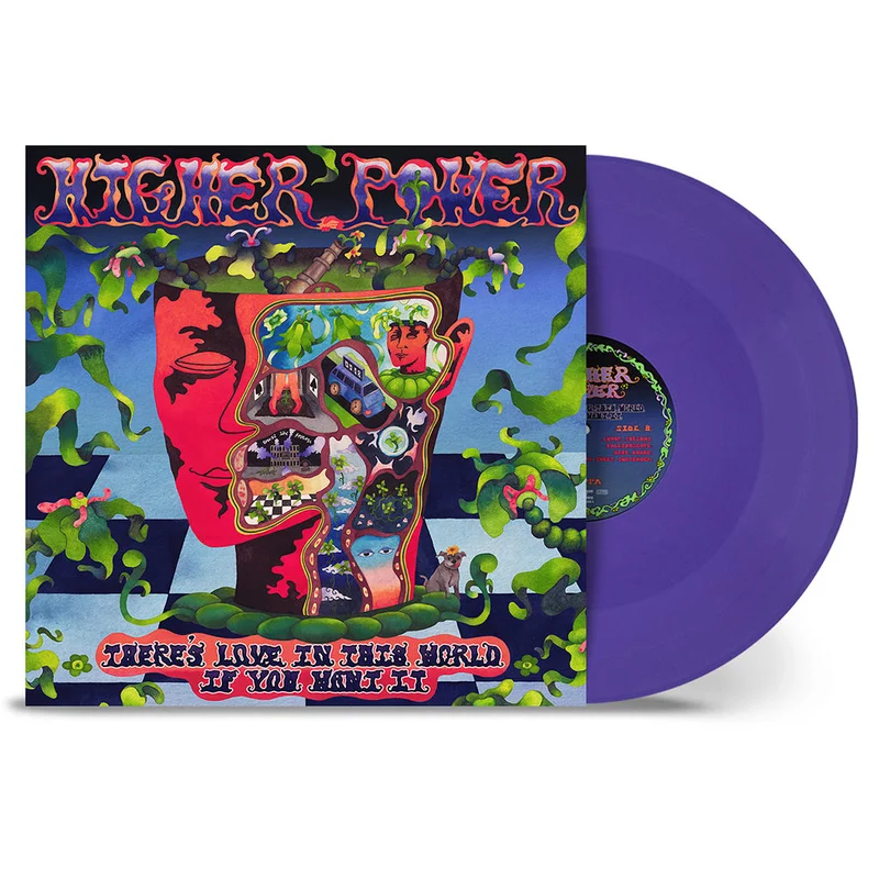 HIGHER POWER - There's Love In This World If You Want It - LP - Purple Vinyl