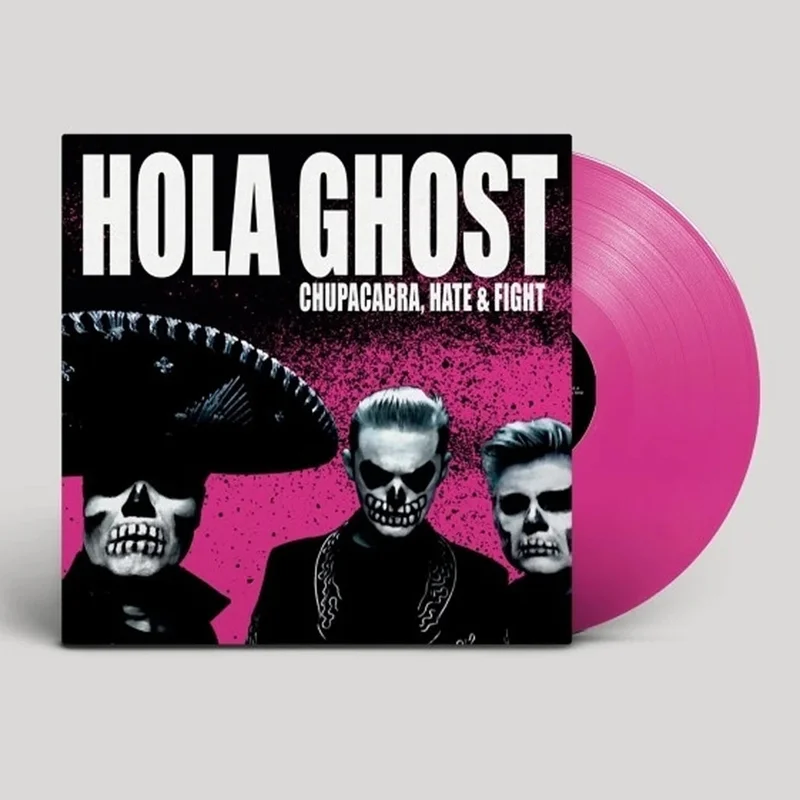 HOLA GHOST - Chupacabra, Hate and Fight - LP - Transparent Magenta Vinyl