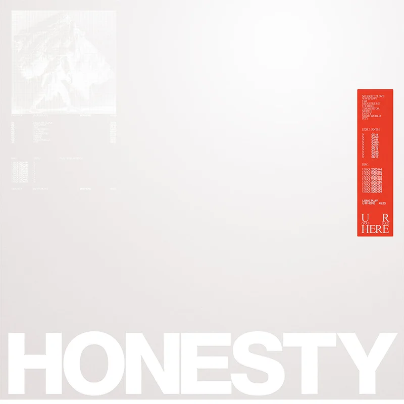 HONESTY - U R HERE - LP - Black Vinyl [FEB 7]