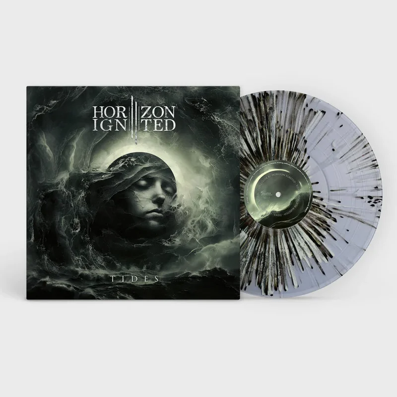 HORIZON IGNITED - Tides - LP - Clear w/ Green and Black Splatter Vinyl