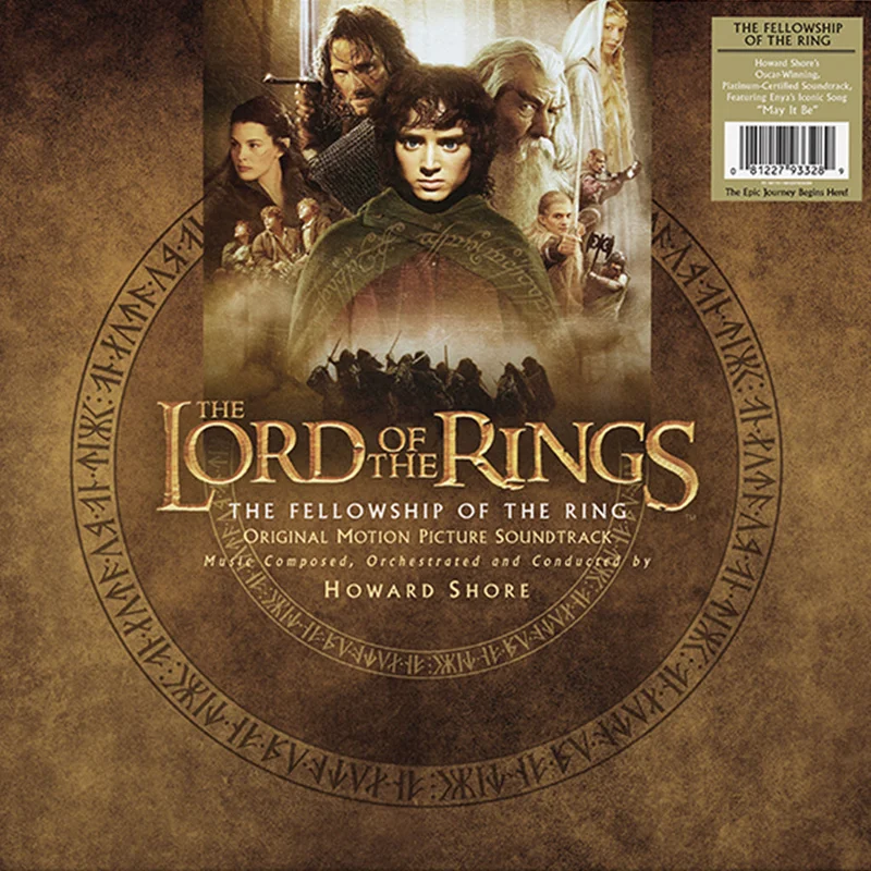 HOWARD SHORE - The Lord Of The Rings: The Fellowship Of The Ring (Original Soundtrack) - 2LP - Black Vinyl