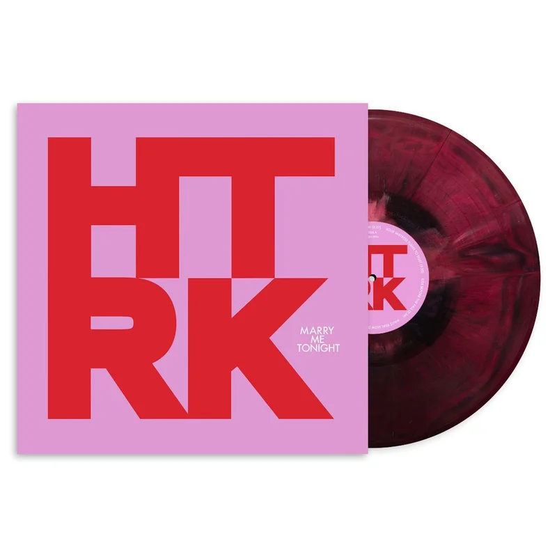 HTRK - Marry Me Tonight - LP - Pink & Black Marbled Vinyl