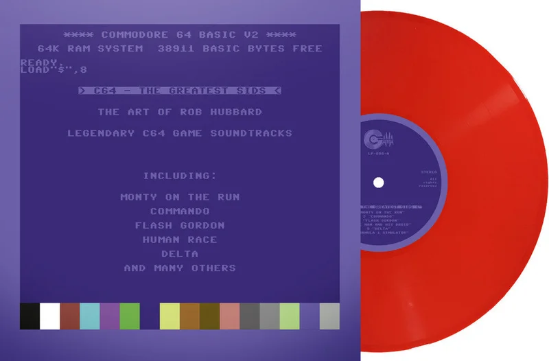 Hubbard, Rob - C64 Greatest Sids: The Art Of Rob Hubbard - Limited To 100 Handnumbered Edition (Red Vinyl) [LP]