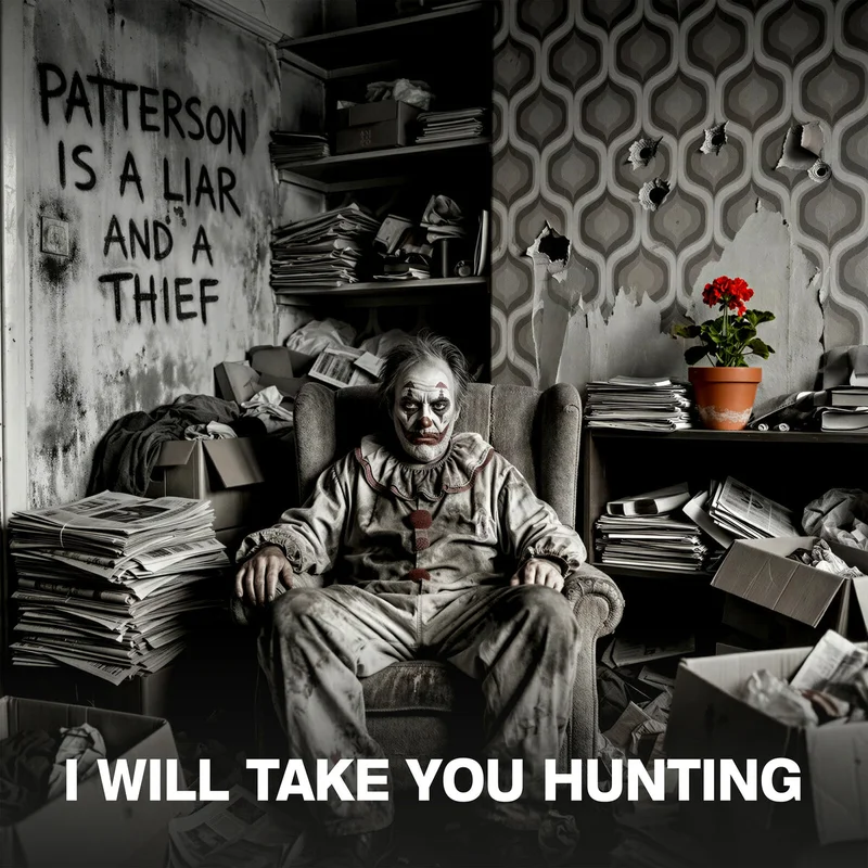 I Will Take You Hunting - Patterson Is A Liar And A Thief GERANIUM RED (Vinyl LP) PRE-ORDER