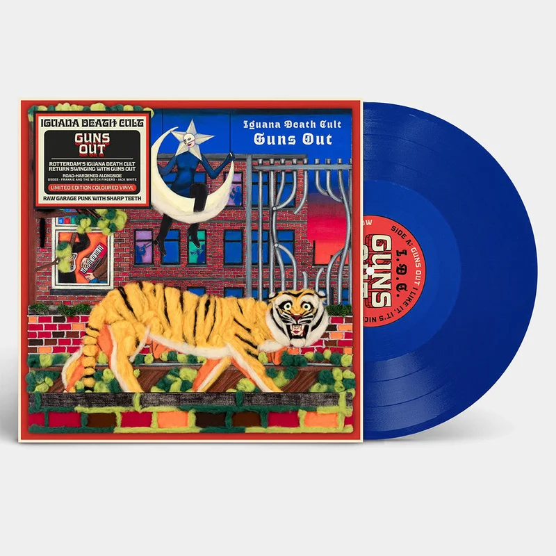 IGUANA DEATH CULT - Guns Out - LP - Blue Vinyl [APR 10]