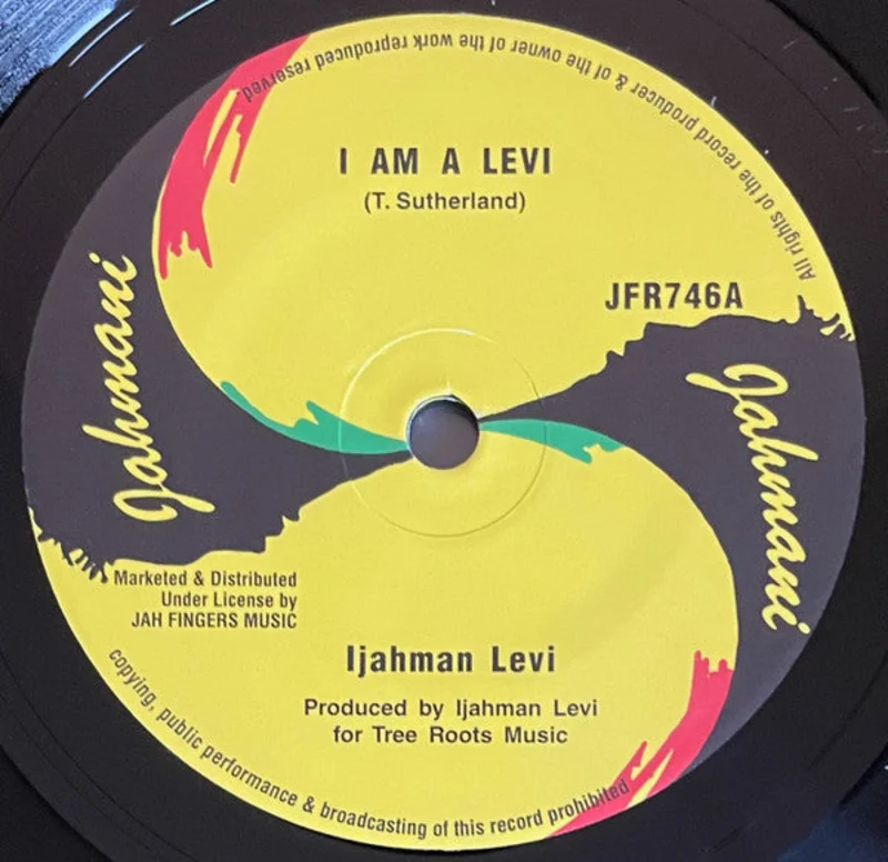 IJAHMAN LEVI  - I Am A Levi - 7" - Vinyl