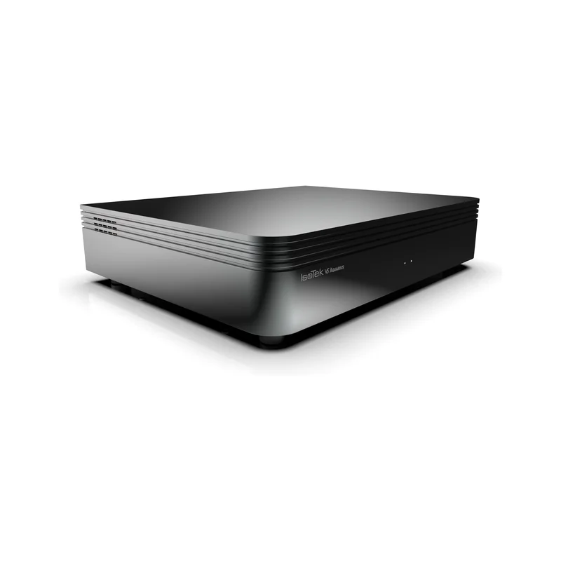Isotek V5 Aquarius Power Conditioner with Premier C19 Power Cable Satin Black Ash