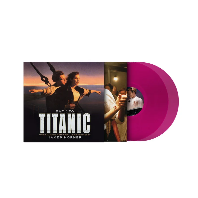 James Horner - Back To Titanic TRANSLUCENT PURPLE COLOURED VINYL 2LP (Vinyl LP) PRE-ORDER