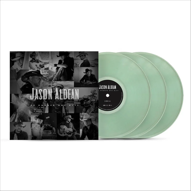 JASON ALDEAN - 30 Number One Hits - 3LP - Coke Bottle Clear Vinyl