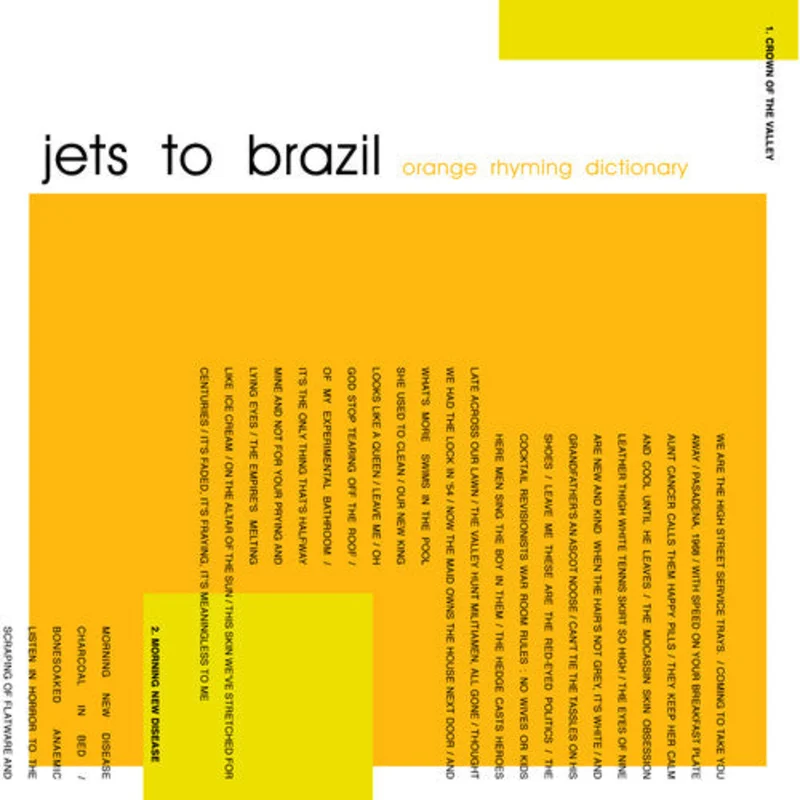 Jets To Brazil - Orange Rhyming Dictionary [2LP]