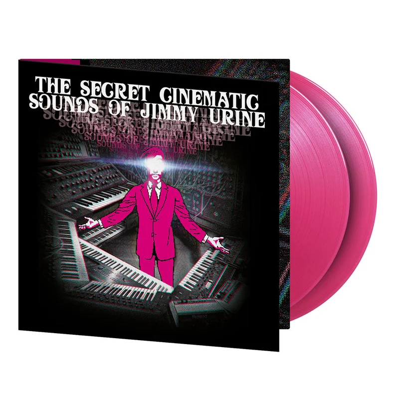 JIMMY URINE - The Secret Cinematic Sounds Of Jimmy Urine (Repress w/ 4 Bonus tracks) - 2LP - Deluxe 180g Magenta Colour Vinyl