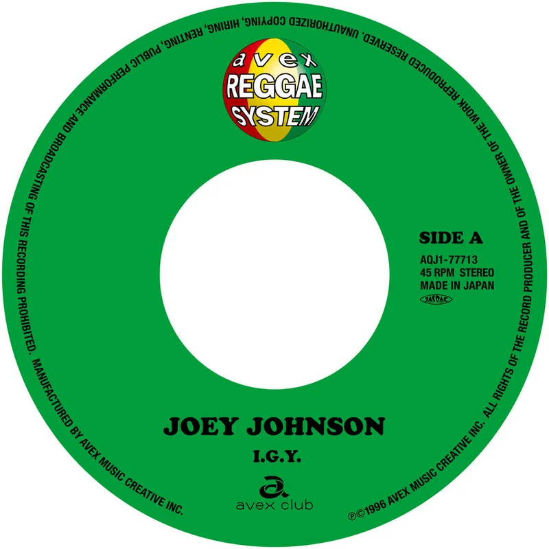 Joey Johnson - I.G.Y. / Right Here Waiting [7" Vinyl]