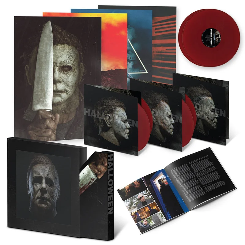 JOHN CARPENTER, CODY CARPENTER AND DANIEL DAVIES - Halloween - The Complete Expanded Edition (Original Soundtracks w/ 4 Posters) - 6LP - Deluxe 'Dried Blood' Colour Vinyl Lenticular Box Set
