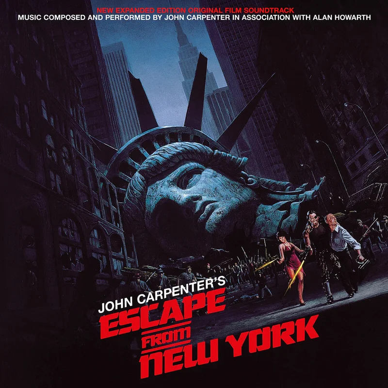 JOHN CARPENTER - Escape From New York (New Expanded Edition Original Film Soundtrack - 2LP - Transparent Red Vinyl [APR 10]