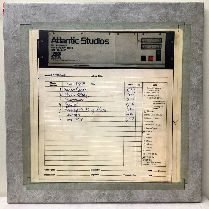 John Coltrane - Giant Steps - Atlantic 45RPM 2x LP