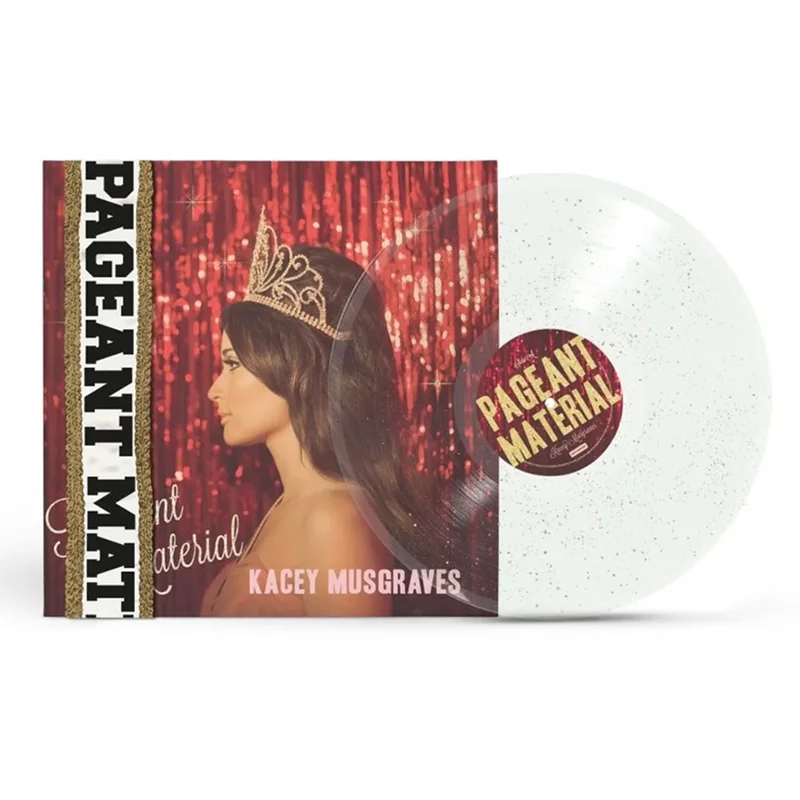 KACEY MUSGRAVES - Pageant Material (10th Anniversary Edition) - LP - Clear Gold Glitter Vinyl