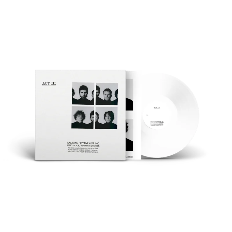 Kasabian - ACT III (White Vinyl LP) PRE-ORDER