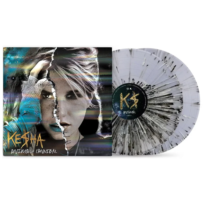 KESHA - Animal + Cannibal (15th Anniversary Deluxe Edition) - 2LP - Black and White Translucent Splatter Vinyl [MAR 27]